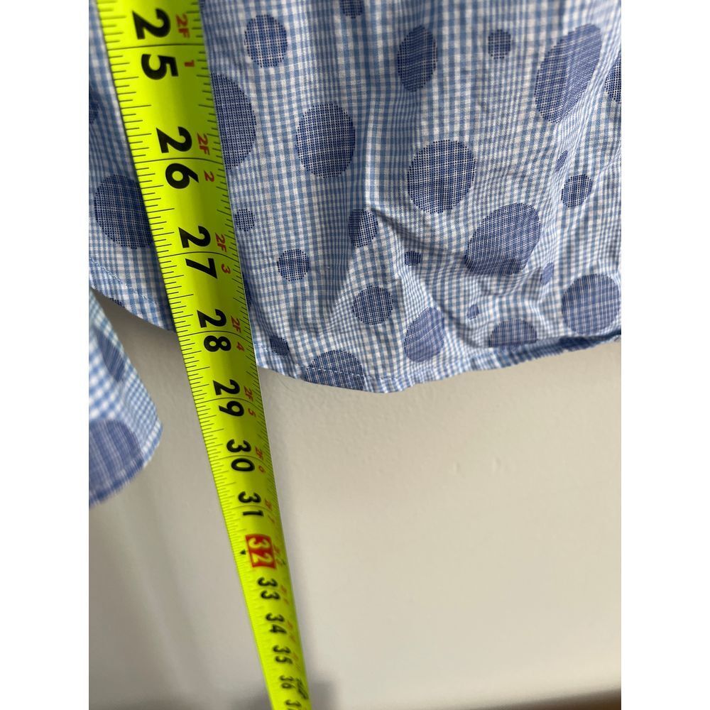 Robert Graham Blue Phillipe Long Sleeve Button Down Men's Size Large - Picture 8 of 9